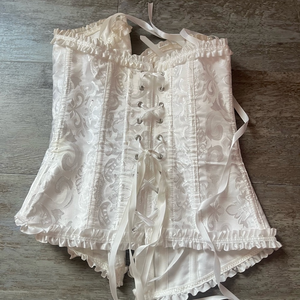 SHEIN White Corset Top - Picture 5 of 5